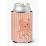 Caroline'S Treasures Octopus Can Or Bottle Hugger, Can Hugger, Multicolor