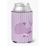 Caroline'S Treasures Purple Dolphin Can Or Bottle Hugger, Can Hugger, Multicolor