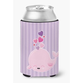 Caroline'S Treasures Pink Whale Can Or Bottle Hugger, Can Hugger, Multicolor