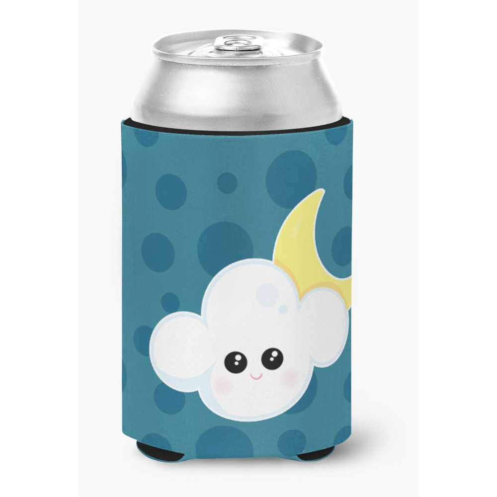 Caroline'S Treasures Weather Cloudy Moon Face Can Or Bottle Hugger, Can Hugger, Multicolor