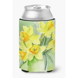 Caroline'S Treasures Bmbo970Acc Daffodils By Maureen Bonfield Can Or Bottle Hugger, Multicolor
