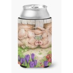 Caroline'S Treasures Cdco0350Cc Pigs Nose To Nose By Debbie Cook Can Or Bottle Hugger, Multicolor