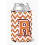 Caroline'S Treasures Cj1062-Rcc Letter R Chevron Orange And Regalia Can Or Bottle Hugger, Multicolor