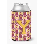 Caroline'S Treasures Cj1081-Ycc Letter Y Football Maroon And Gold Can Or Bottle Hugger, Multicolor