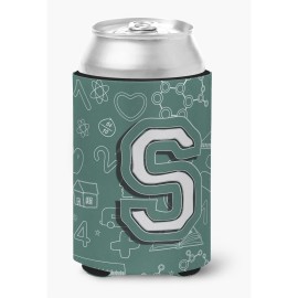 Letter S Back To School Initial Can Or Bottle Hugger Cj2010-Scc