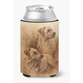 Caroline'S Treasures Hmhe0182Cc Yellow Labs By Michael Herring Can Or Bottle Hugger, Multicolor