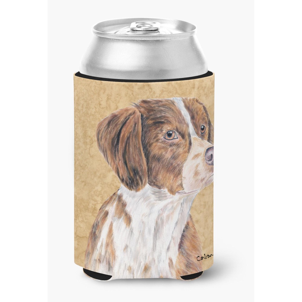 Caroline'S Treasures Sc9122Cc Brittany Can Or Bottle Koozie Hugger, Multicolor