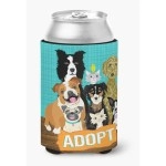 Caroline'S Treasures Vha3007Cc Adopt Pets Adoption Can Or Bottle Hugger, Multicolor