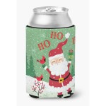 Caroline'S Treasures Vha3016Cc Merry Christmas Santa Claus Ho Ho Ho Can Or Bottle Hugger, Multicolor