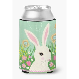 Caroline'S Treasures Easter Bunny Rabbit Can Or Bottle Hugger, Can Hugger, Multicolor
