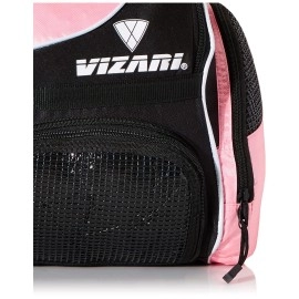 Vizari Solano Soccer Backpack With Ball Compartment, Pink - Soccer Ball Bag With Vented Ball Pocket And Mesh Side Cargo Pockets Fits Size 5 Ball - Large Size Soccer Bags For Boys And Girls