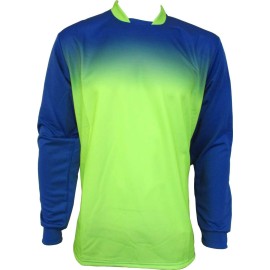 Vizari Vallejo Goalkeeper Jersey | Goalie Jersey | Soccer Clothes | Soccer Shirts | Jersey Soccer | Royal/Neon Green Adult M