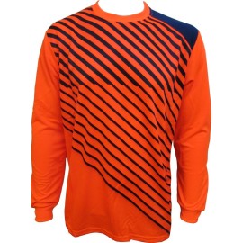 Vizari Arroyo Goalkeeper Jersey | Goalie Jersey | Soccer Clothes | Soccer Shirts | Jersey Soccer | Neon Orange/Navy Youth M