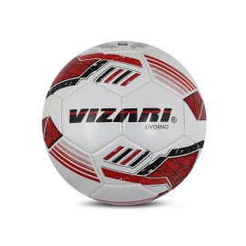 Vizari 'Livorno' Soccer Ball for Kids and Adults | Three Sizes and Colors (Size 5, White)