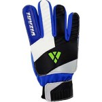 Vizari Junior Keeper Glove, Blue/White/Black, Size 7