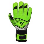 Vizari Zubiza F.P. Goalkeeper Glove with Finger Protection for Kids and Adults (Green/Black Size 10)
