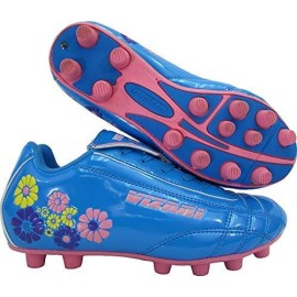 Vizari Blossom Fg Soccer Shoe (Toddler/Little Kid),Blue/Pink, 12.5 Us Little Kid