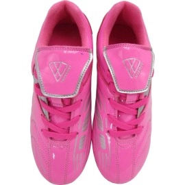 Vizari Striker Fg Soccer Shoe, Pink/Silver, Big Kid, Size 4.5
