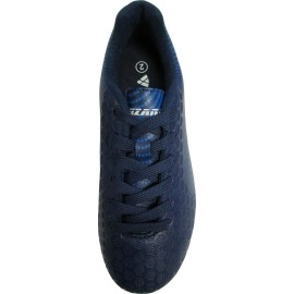 Vizari Stealth Fg Soccer Shoes | Firm Ground Outdoor Soccer Shoes For Boys And Girls | Lightweight And Easy To Wear Youth Outdoor Soccer Cleats | Navy/Sky Blue| Big Kid
