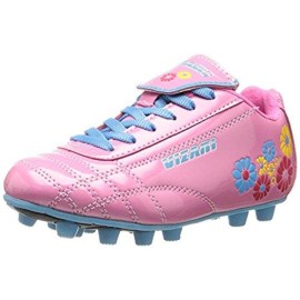 Vizari Blossom Soccer Cleat - Pink/Blue, 11.5 M Us Little Kid