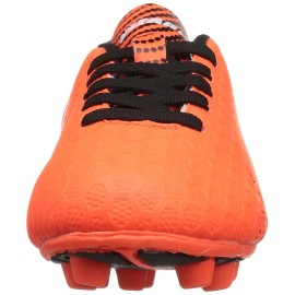 Vizari Stealth Fg Soccer Shoes | Firm Ground Outdoor Soccer Shoes For Boys And Girls | Lightweight And Easy To Wear Youth Outdoor Soccer Cleats | Orange/Black | Little Kid