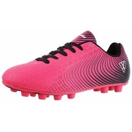 Vizari Unisex-Kids Stealth Fg Size 2 Soccer-Shoes, Pink/Black, 2 M Us Little Kid