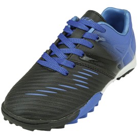 Vizari Kids Liga Tf Turf | Indoor Outdoor |Soccer Shoes | Boys And Girls (Blue/Black, 5)