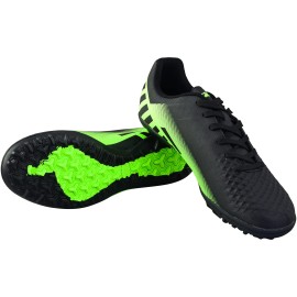 Vizari Santos Adult Men Women Turf Soccer Shoes For Indoor And Outdoor Artificial Turf Surfaces (Black Green, Us_Footwear_Size_System, Adult, Men, Numeric, Medium, Numeric_10_Point_5)