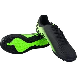 Vizari Santos Adult Men Women Turf Soccer Shoes For Indoor And Outdoor Artificial Turf Surfaces (Black Green, Us_Footwear_Size_System, Adult, Men, Numeric, Medium, Numeric_11)