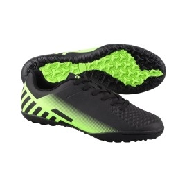 Vizari Santos Adult Men Women Turf Soccer Shoes For Indoor And Outdoor Artificial Turf Surfaces (Black Green, Us_Footwear_Size_System, Adult, Men, Numeric, Medium, Numeric_12)