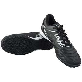 Vizari Men'S 'Valencia' Tf Turf Soccer Shoes For Indoor And Outdoor Surfaces (Black/White, 10.5)