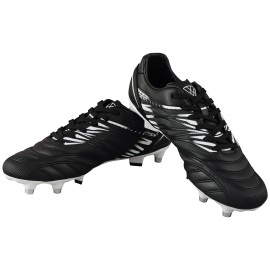 Vizari Men's Valencia SG Soft Ground Soccer Shoes/Cleats for Soft or Wet Playing Surfaces and Fields (Black, us_Footwear_Size_System, Adult, Men, Numeric, Medium, Numeric_6_Point_5)