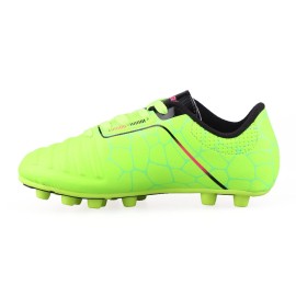 Vizari Kids Catalina JR FG Outdoor Firm Ground Soccer Shoes/Cleats | for Boys and Girls (Green/Black/Fuschia, 9.5 Toddler)