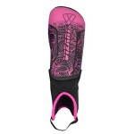 Vizari Cali Soccer Shinguard With Ankle Protection For Boys And Girls (Pink/Black, Medium)