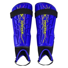 Vizari Zodiac Soccer Shin Guards | For Kids And Adults | Detachable Ankle Protection (S, Royal Blue)