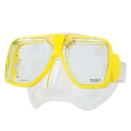 TUSA TM-5700 Liberator Plus Scuba Diving Mask, Flash Yellow