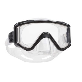 SCUBAPRO Crystal VU Plus Diving Mask with Purge Valve, Black/Gray