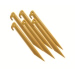 Coleman Tent Pegs, 9-Inch Long Durable Plastic Tent Stakes, 6-Pack