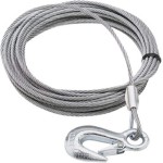 SeaSense 1/8? X 20? WINCH CABLE W/HOOK