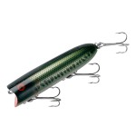 Heddon Lucky 13 Topwater Fishing Lure with Chugging/Popping Action, 3 3/4 Inch, 5/8 Ounce, Baby Bass Red Gill