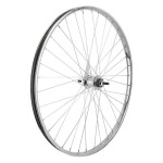 Wheel Master Rear Bicycle Wheel with Coaster Brake, 26 x 1 3/8 36H, Steel, Bolt On, Silver