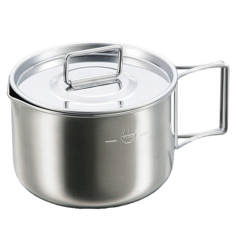 Captain Stag M-5512 Stainless Steel Ramen Cooker, 18.2 fl oz (570 ml), Refill