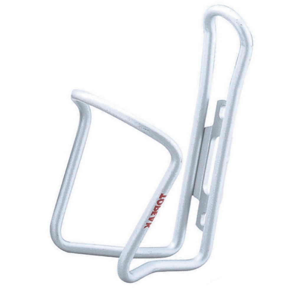 Topeak Shuttle Cage AL Bicycle Waterbottle Cage (Silver) 14.7 x 8.4 x 7.9 cm / 5.8 x 3.3 x 3.1