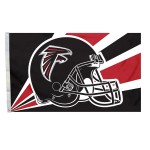 Fremont Die NFL Atlanta Falcons 3' x 5' Flag with Grommets, 3 x 5-Foot, Helmet