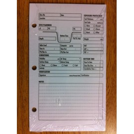 Innovative Scuba Concepts Standard Dive Log Book Refill Pages