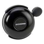 Schwinn Classic Black Bike Bell, Bicycle Accessories, Kids and Adult Bikes, Easy Installation, Loud Ringing Sound