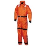 Mustang Survival Deluxe Anti-Exposure Coverall and Worksuit, Orange, X-Large