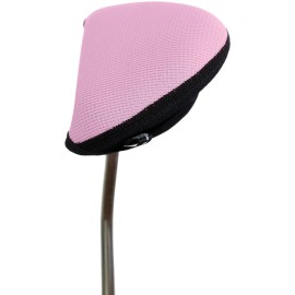 Stealth Golf Club Headcover for Oversized Mallet / 2 Ball Putter - Pink