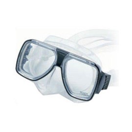 TUSA Liberator Scuba Diving and Snorkeling Mask, Clear/Black