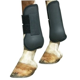 Intrepid International 9-Pocket Ice Boot - Reduce Swelling and Promote Horse Recovery with Adjustable Neoprene Boot, Navy, 22